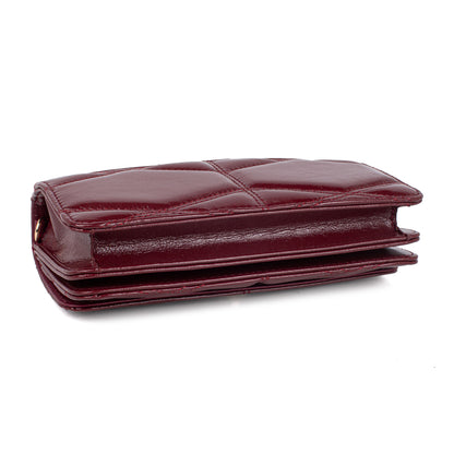 MKF Collection Suzanne Shoulder Crossbody Bag - Wine