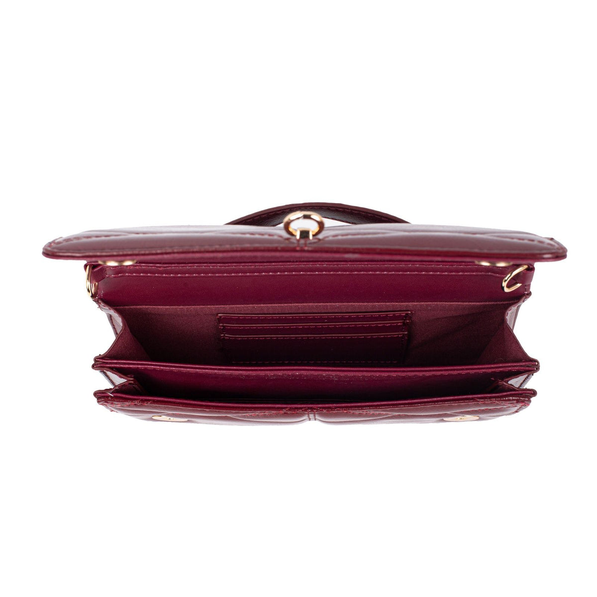 MKF Collection Suzanne Shoulder Crossbody Bag - Wine
