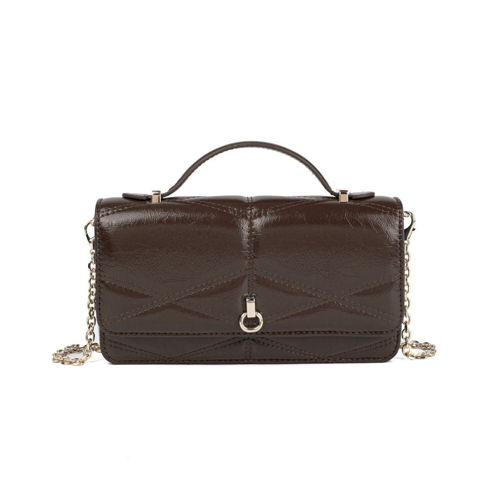 MKF Collection Suzanne Shoulder Crossbody Bag - Coffee