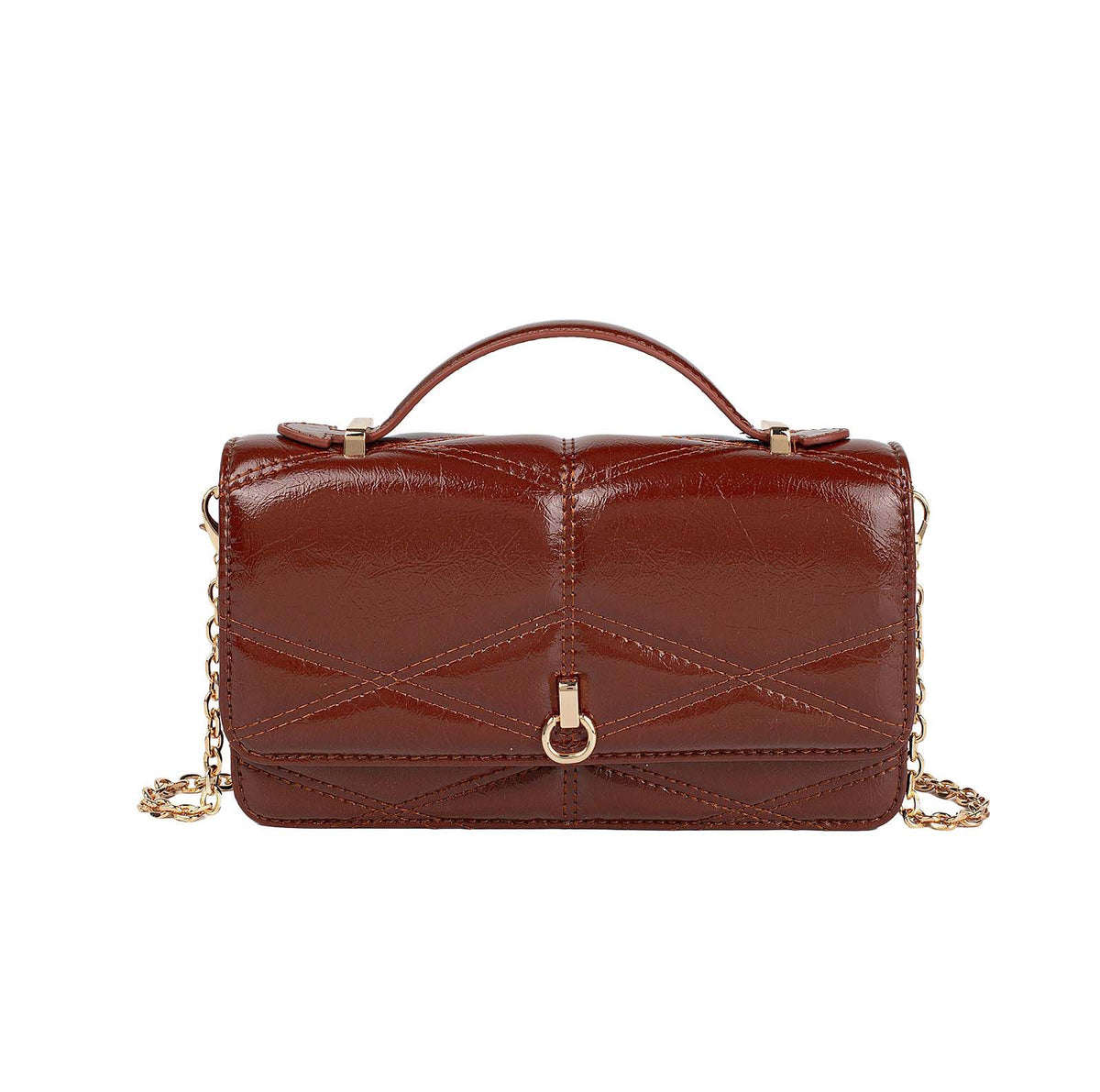 MKF Collection Suzanne Shoulder Crossbody Bag - Brown