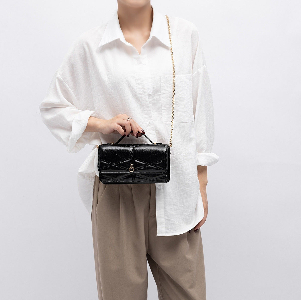 MKF Collection Suzanne Shoulder Crossbody Bag - Black
