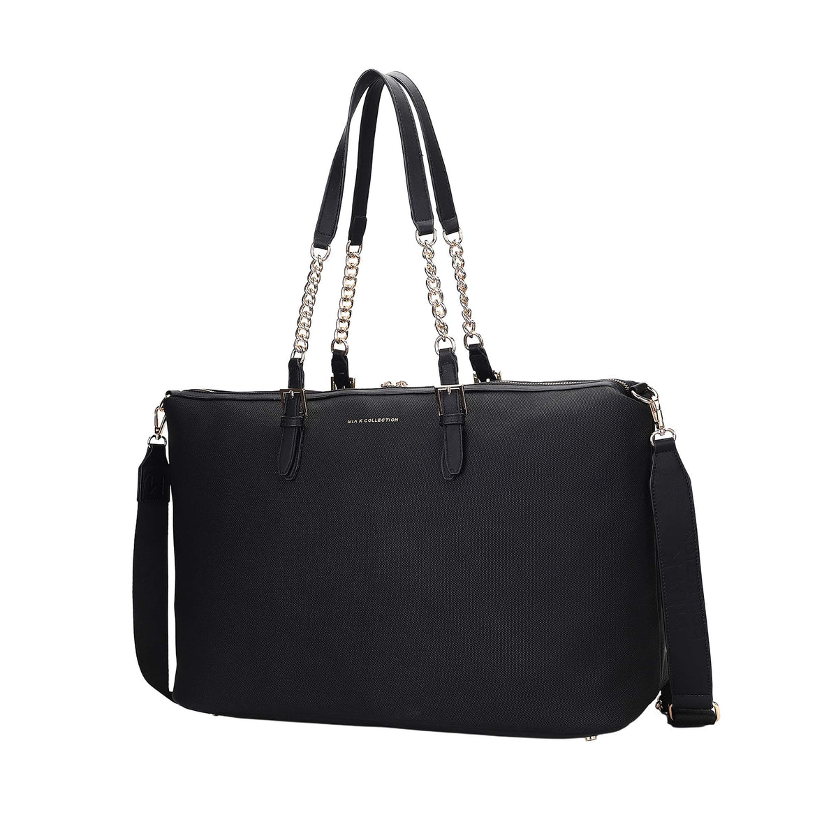 MKF Collection Zephyra Weekender Duffle Bag - Black