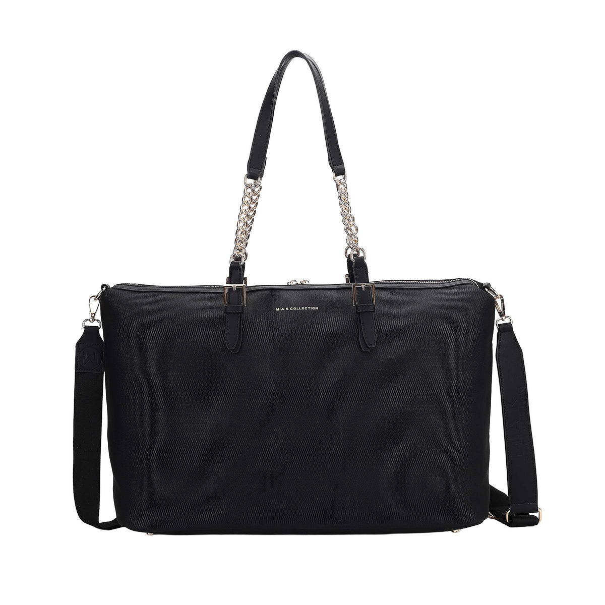 MKF Collection Zephyra Weekender Duffle Bag - Black