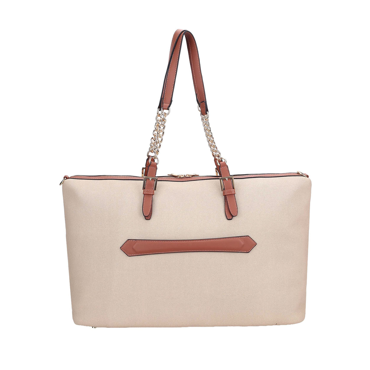 MKF Collection Zephyra Weekender Duffle Bag - Dark Beige