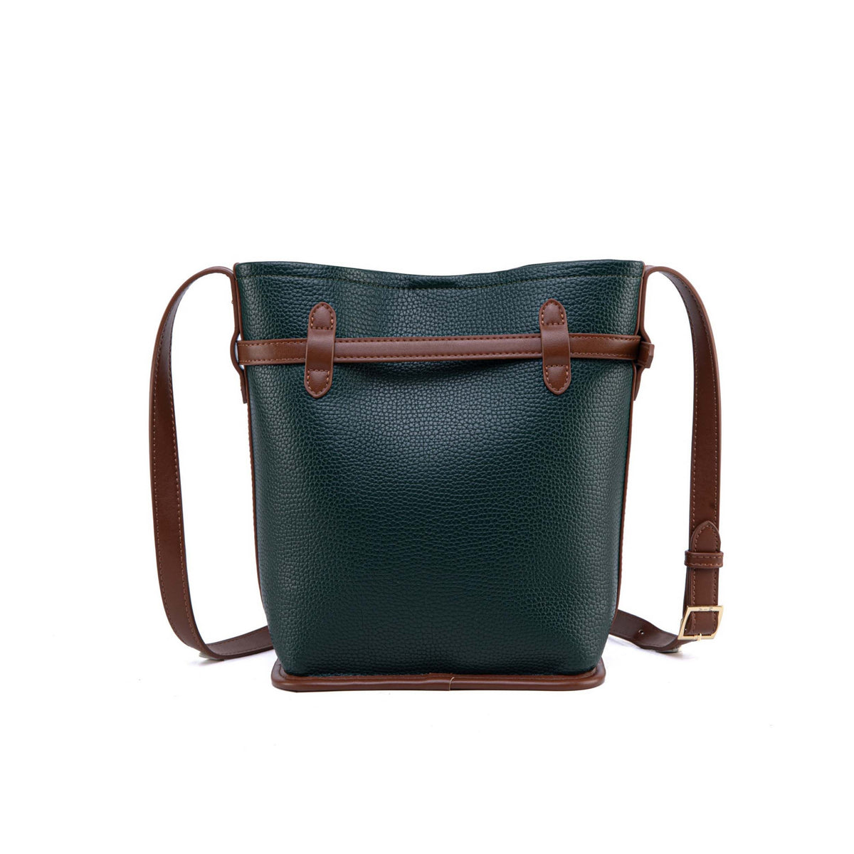MKF Collection Odette 2-Piece Bucket Bag & Wallet - Forest Green