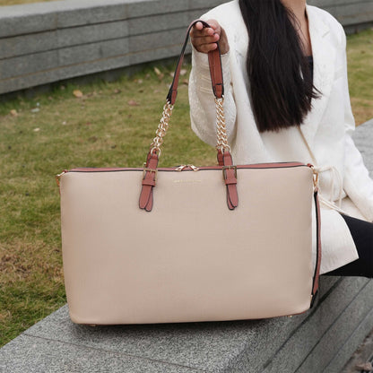 MKF Collection Zephyra Weekender Duffle Bag - Taupe