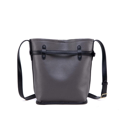 MKF Collection Odette 2-Piece Bucket Bag & Wallet - Charcoal