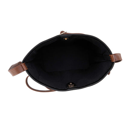MKF Collection Odette 2-Piece Bucket Bag & Wallet - Black