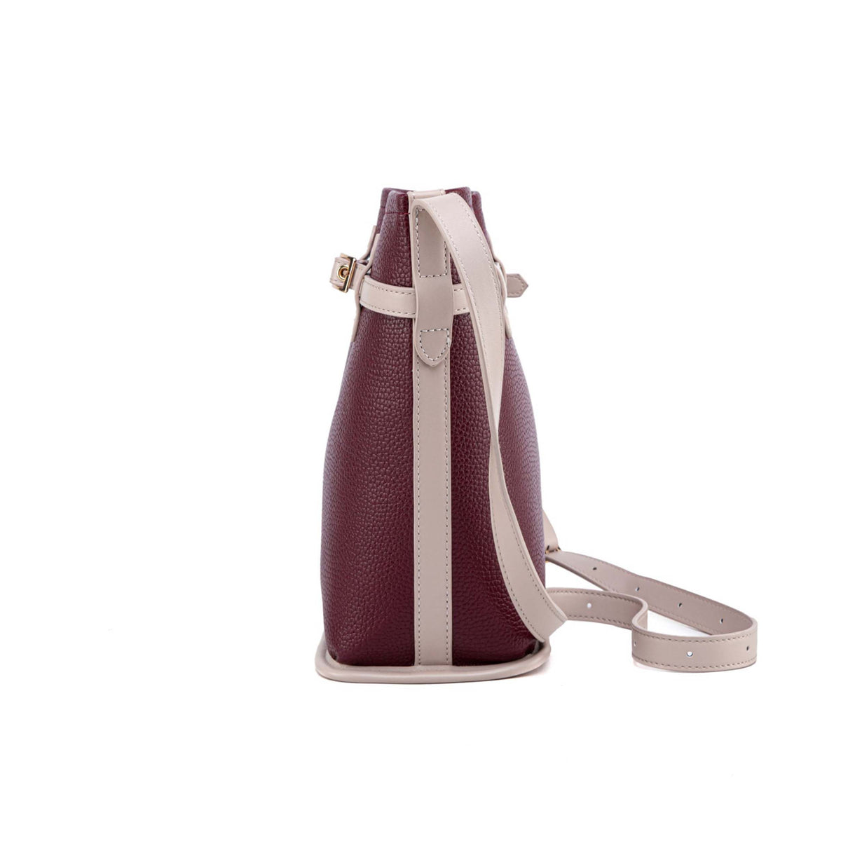 MKF Collection Odette 2-Piece Bucket Bag & Wallet - Burgundy