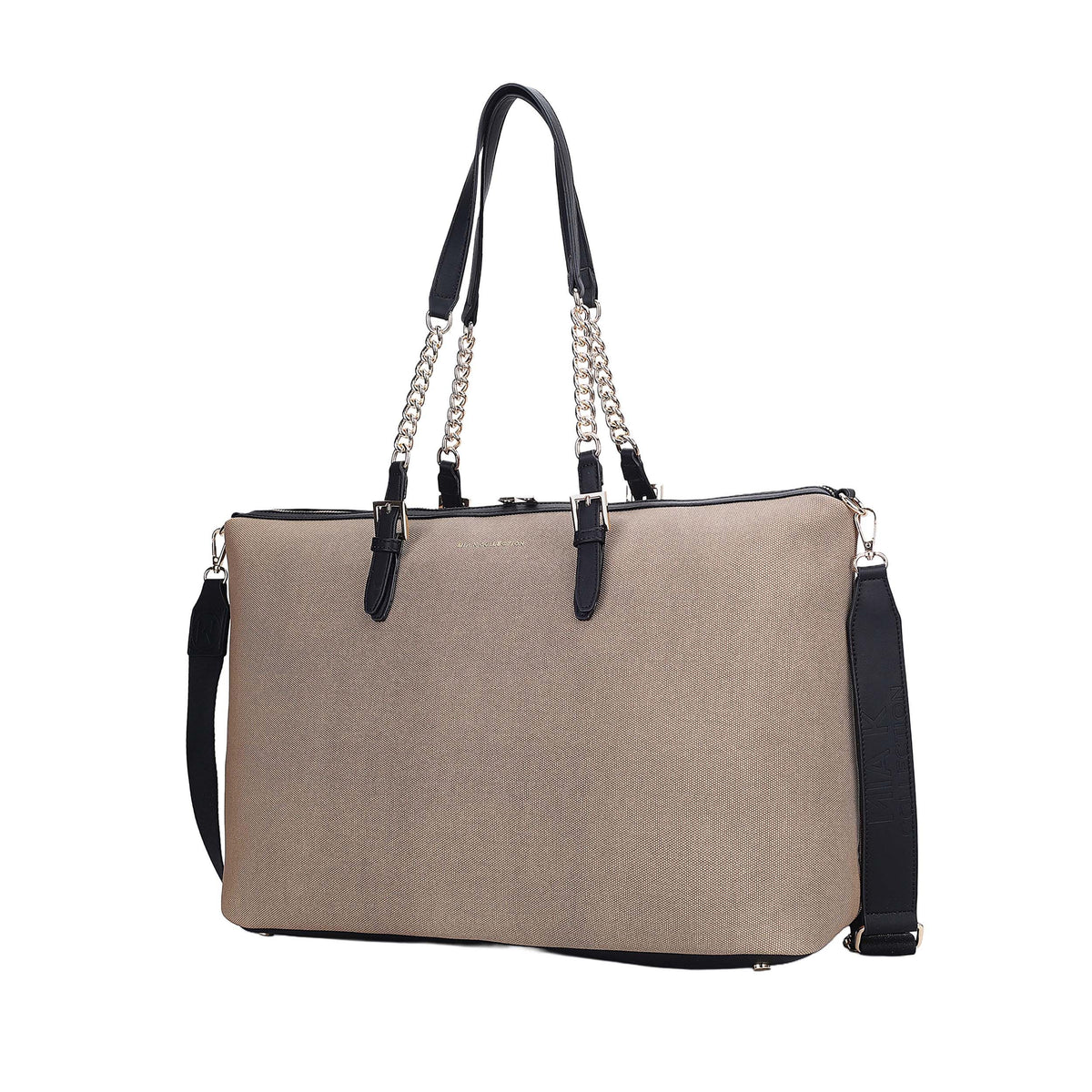 MKF Collection Zephyra Weekender Duffle Bag - Khaki