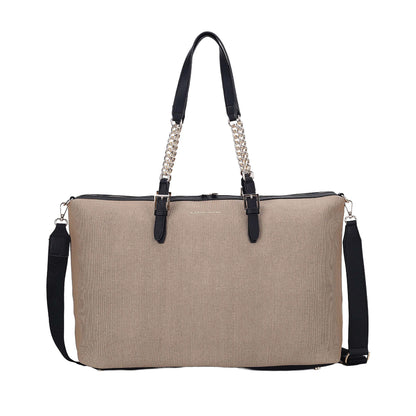 MKF Collection Zephyra Weekender Duffle Bag - Khaki