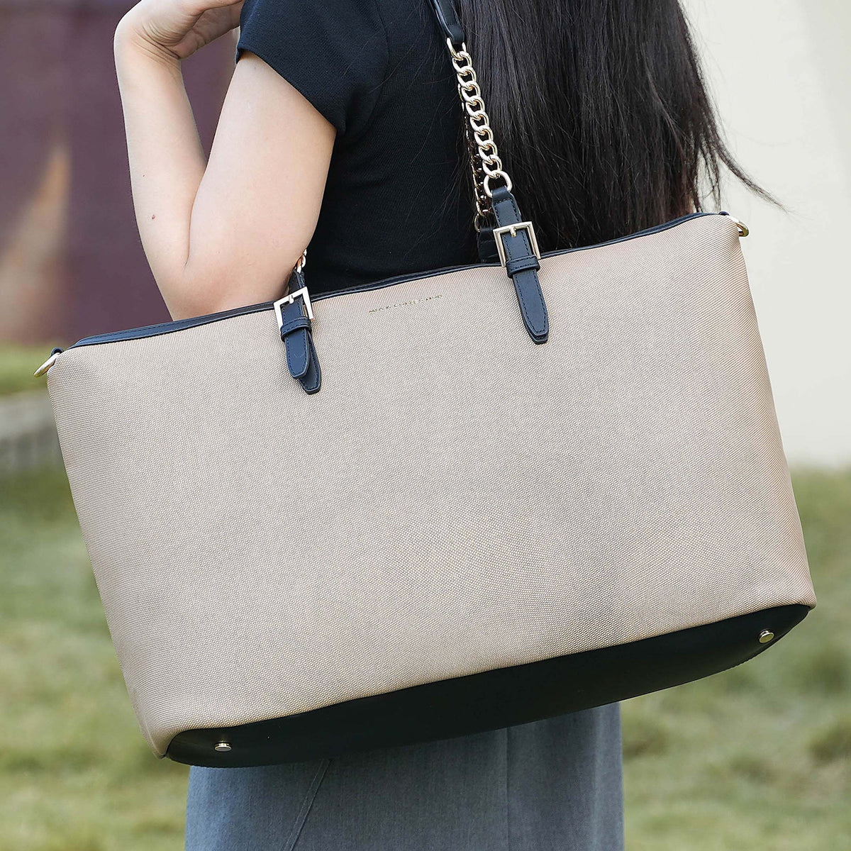 MKF Collection Zephyra Weekender Duffle Bag - Khaki