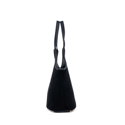 MKF Collection Joyce Shoulder Top Handle Bag - Black