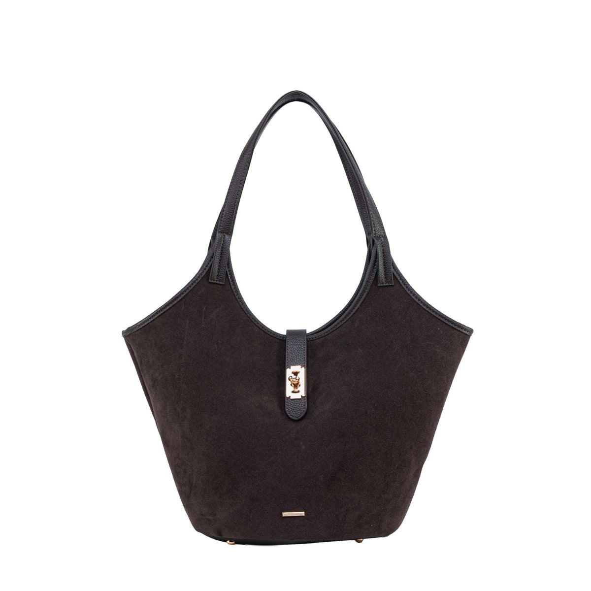 MKF Collection Joyce Shoulder Top Handle Bag - Charcoal