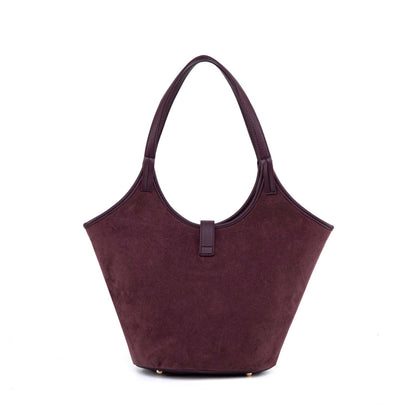 MKF Collection Joyce Shoulder Top Handle Bag - Burgundy
