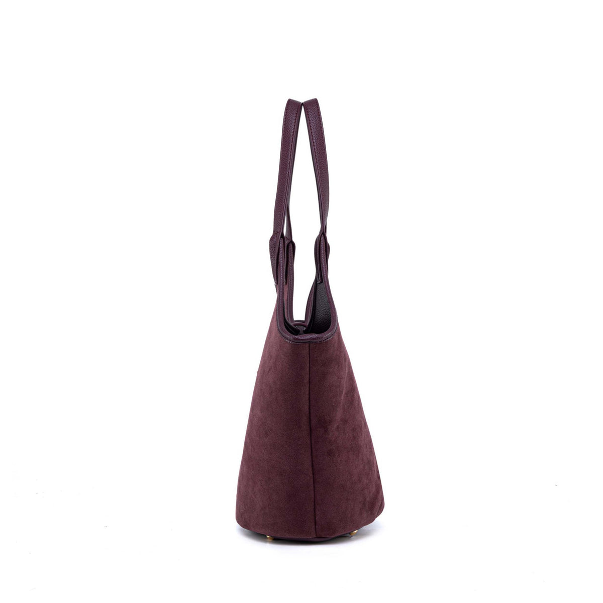 MKF Collection Joyce Shoulder Top Handle Bag - Burgundy