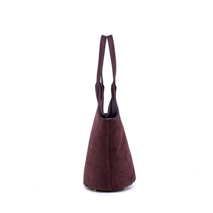 MKF Collection Joyce Shoulder Top Handle Bag - Burgundy