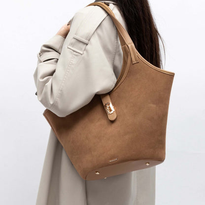 MKF Collection Joyce Shoulder Top Handle Bag - Brown