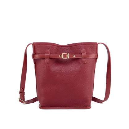 MKF Collection Odette 2-Piece Bucket Bag & Wallet - Burnt Orange