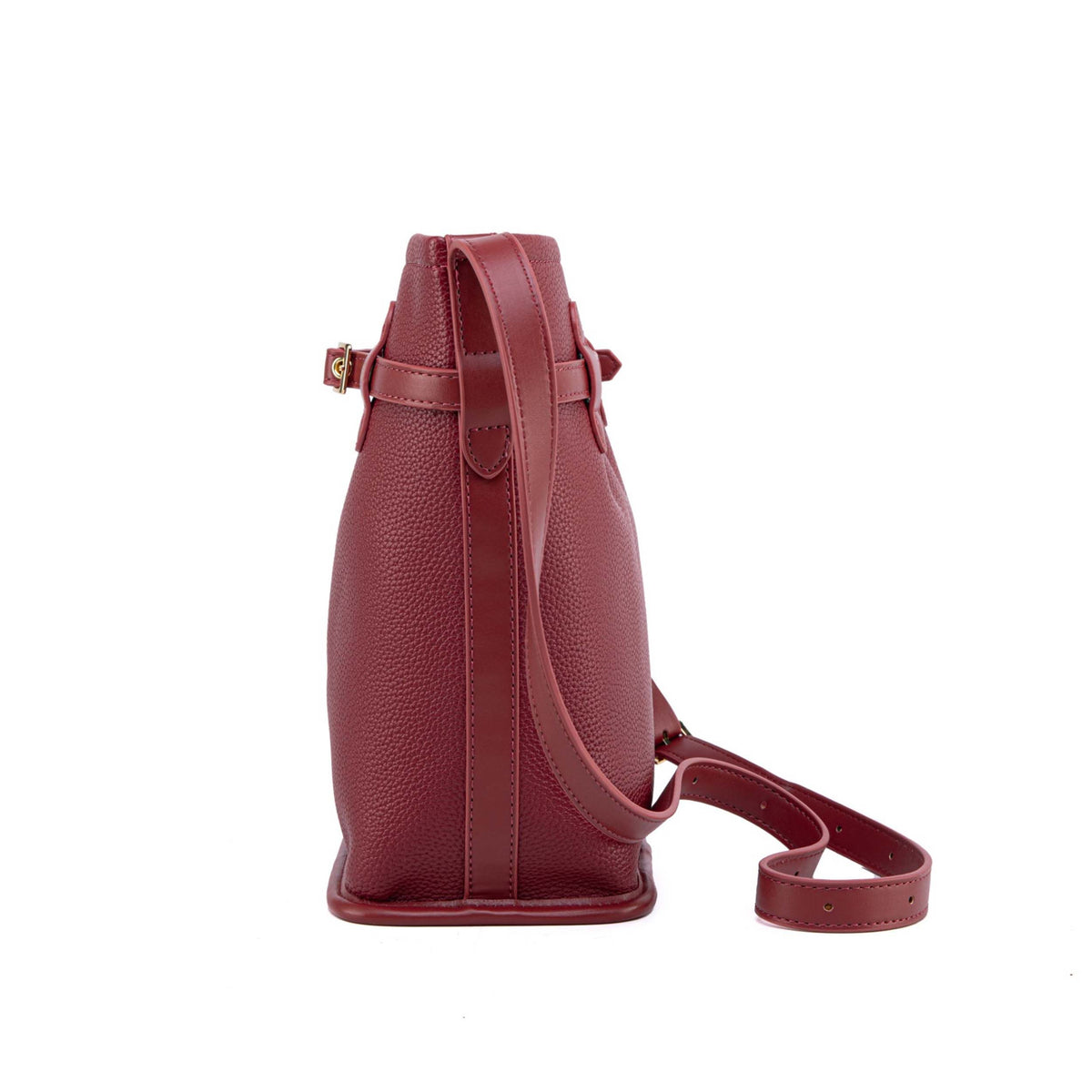 MKF Collection Odette 2-Piece Bucket Bag & Wallet - Burnt Orange