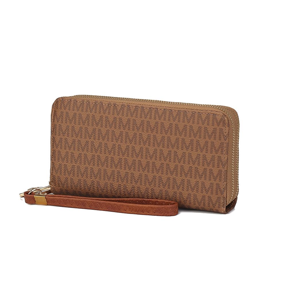 MKF Collection Noemy M Signature Wallet/Wristlet - Tan