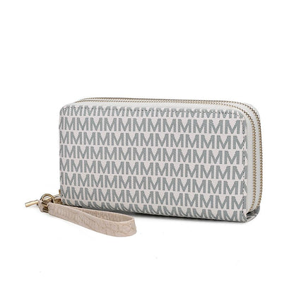 MKF Collection Noemy M Signature Wallet/Wristlet - White