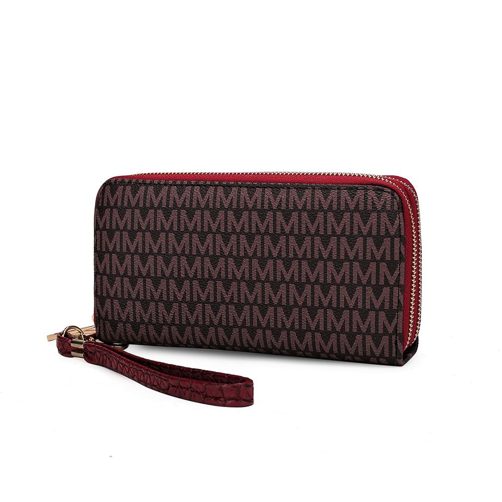 MKF Collection Noemy M Signature Wallet/Wristlet - Red