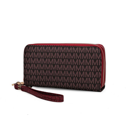 MKF Collection Noemy M Signature Wallet/Wristlet - Red