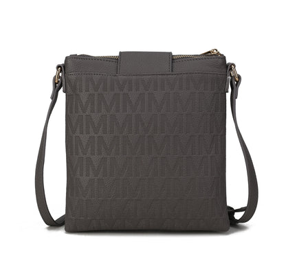 MKF Collection Marietta M Signature Womens Handbag Crossbody Bag - Mustard