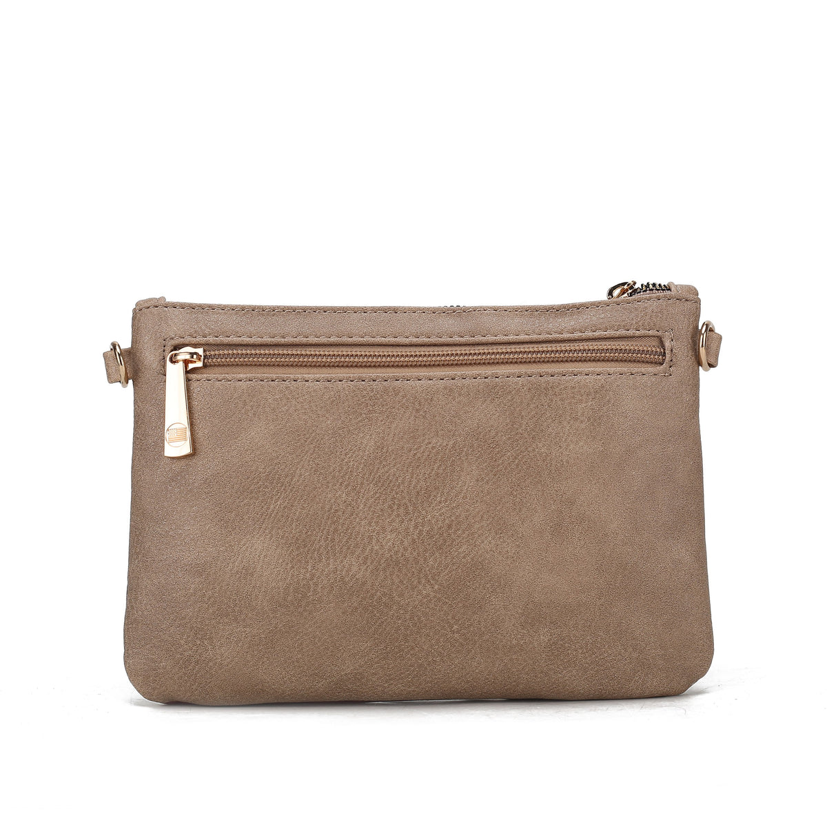 MKF Collection Alisson Women's Vegan Leather Flag Crossbody Wristlet Bag, Shoulder Purse, Small Handbag, Adjustable Strap, Fa