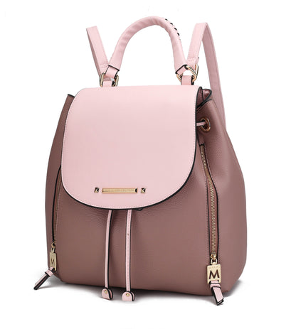 MKF Collection Kimberly Backpack Vegan Leather Women - Mauve-Blush