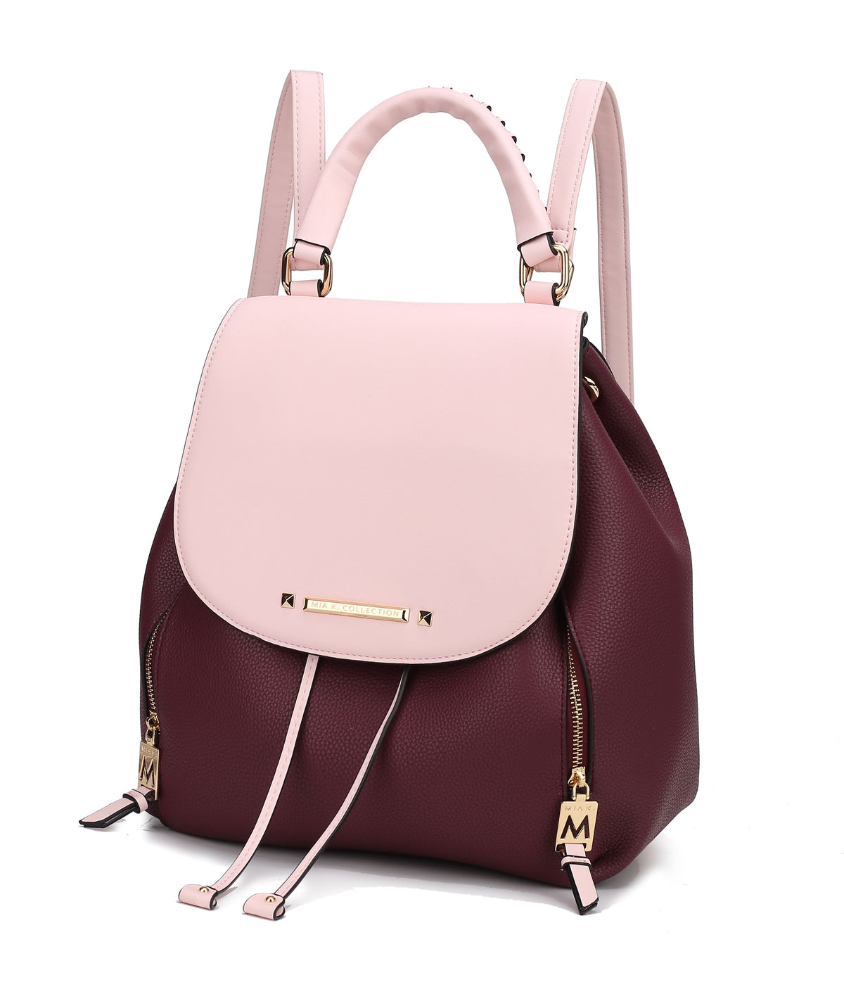 MKF Collection Kimberly Backpack Vegan Leather Women - Wine-Blush