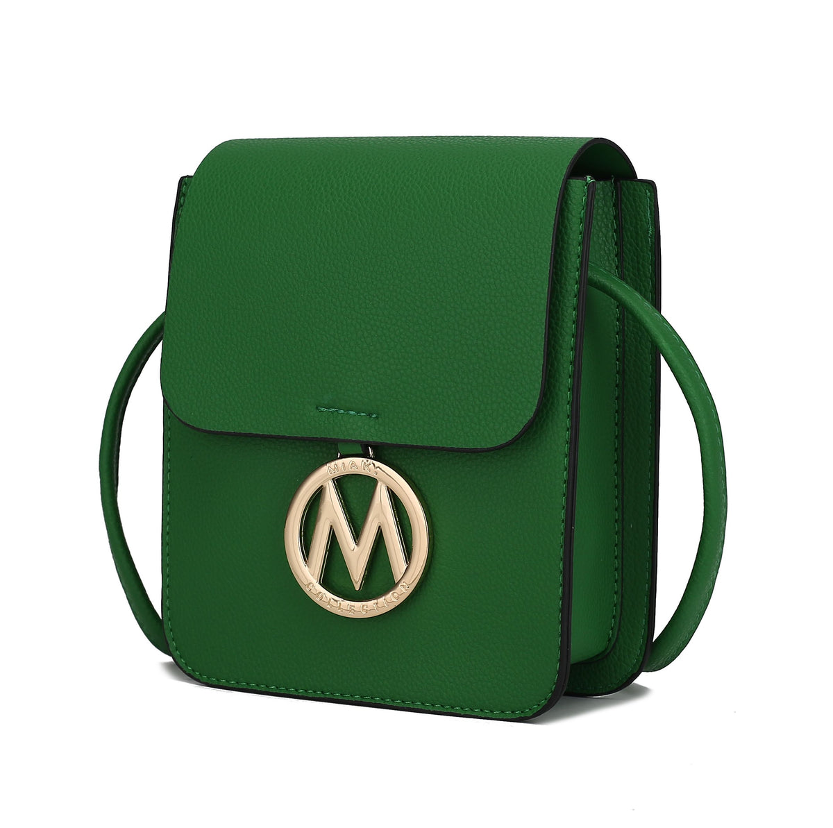 MKF Collection Skylar Messenger Handabag Vegan Leather Womens - Kelly Green