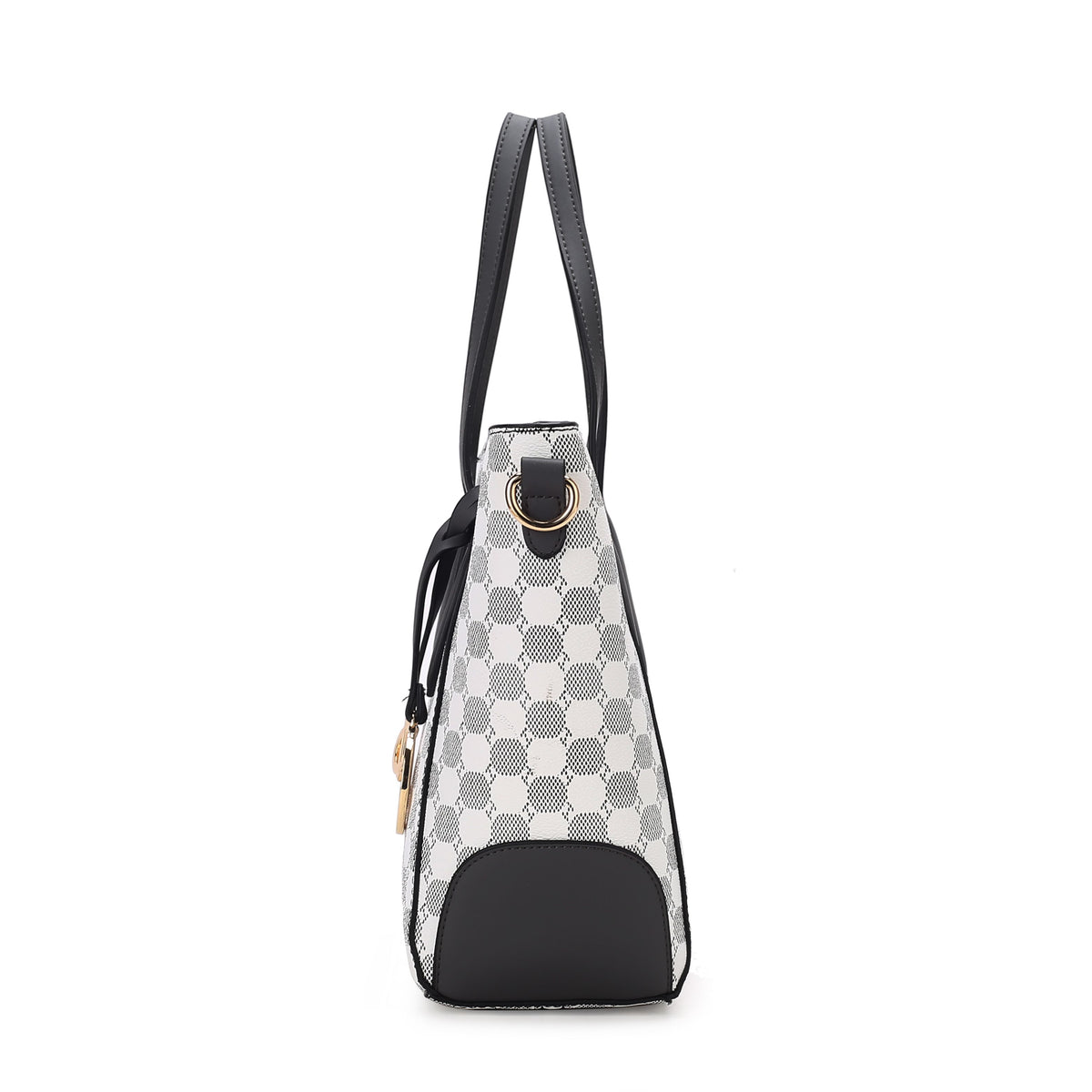 MKF Collection Gianna Vegan Leather Women Tote with matching Wallet - Olive