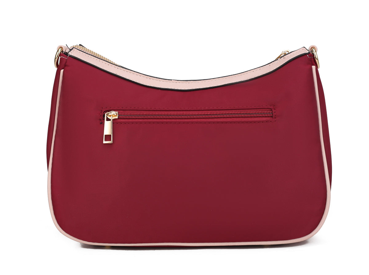 MKF Collection Freya Women Crossbody Bag and Pouch - Blush