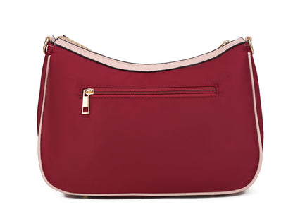 MKF Collection Freya Women Crossbody Bag and Pouch - Blush