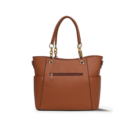 MKF Collection Bonita Tote Handbag with Wallet - Burgundy