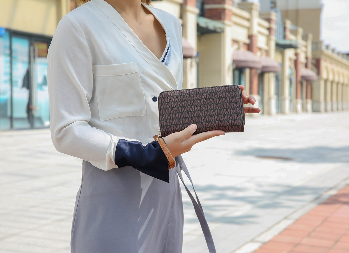 MKF Collection Noemy M Signature Wallet/Wristlet - Lavender