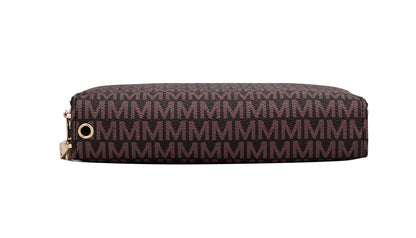 MKF Collection Noemy M Signature Wallet/Wristlet - Light Blue