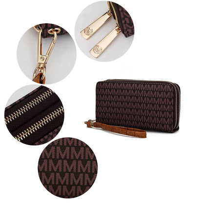 MKF Collection Noemy M Signature Wallet/Wristlet - Fuchsia