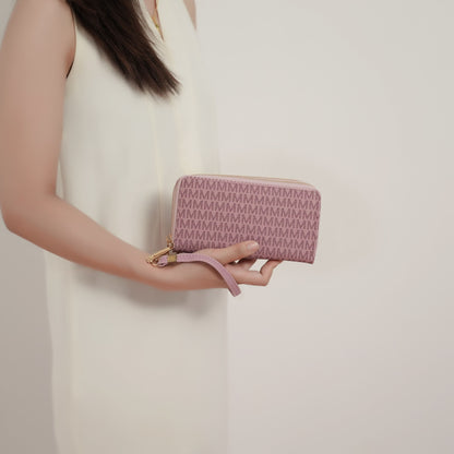 MKF Collection Noemy M Signature Wallet/Wristlet - Fuchsia