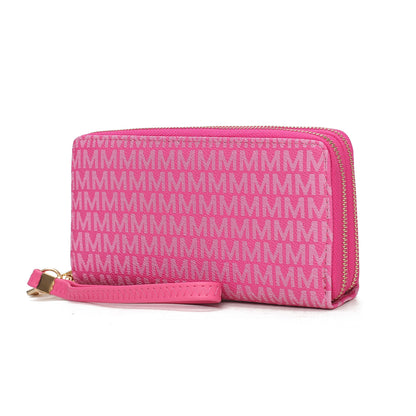 MKF Collection Noemy M Signature Wallet/Wristlet - Fuchsia