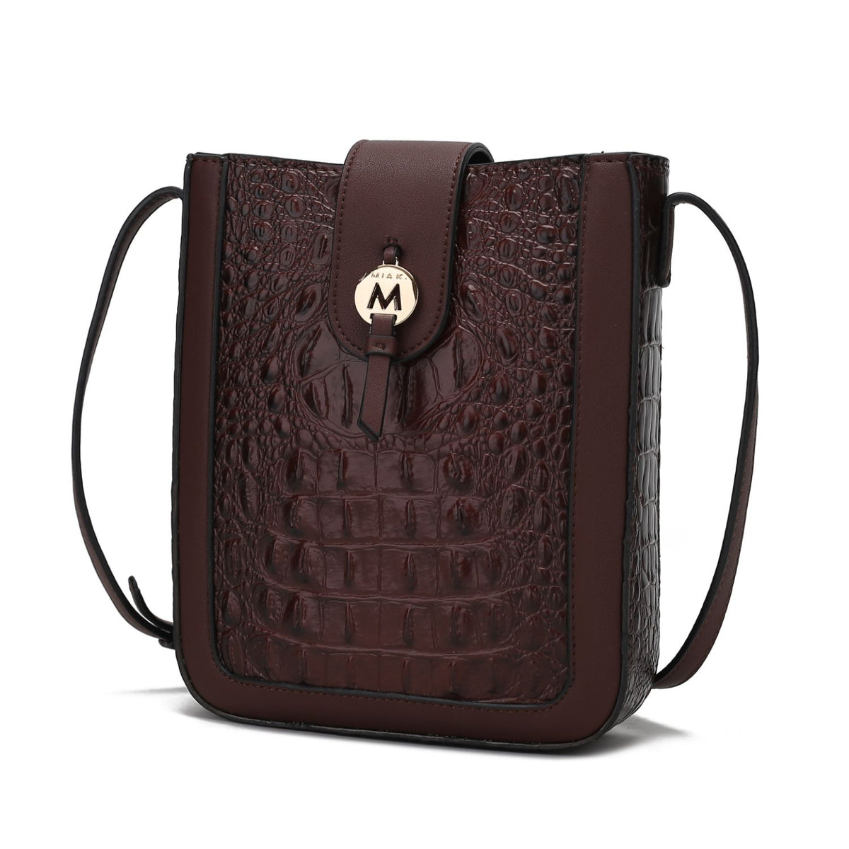 MKF Collection Molly Women's Crossbody Bag - Coffee