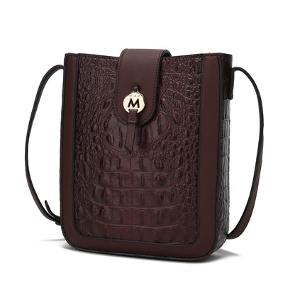MKF Collection Molly Women's Crossbody Bag - Coffee