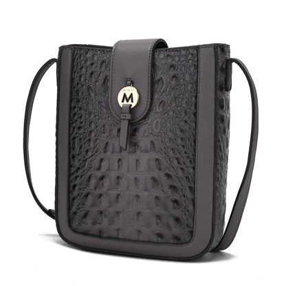 MKF Collection Molly Women's Crossbody Bag - Charcoal