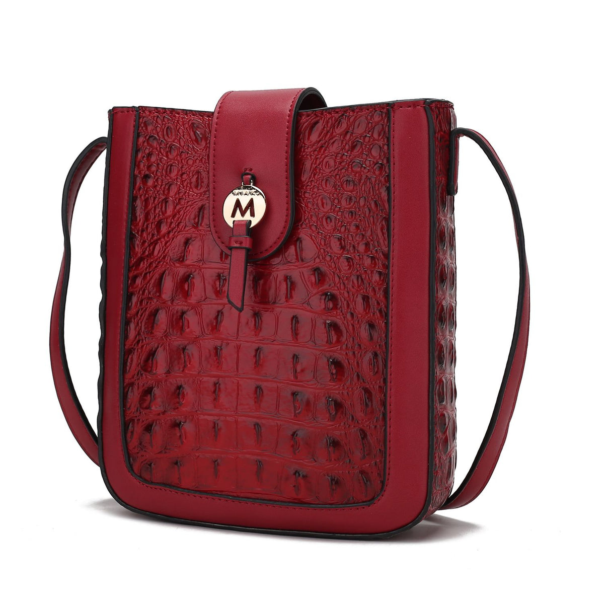 MKF Collection Molly Women's Crossbody Bag - Wine