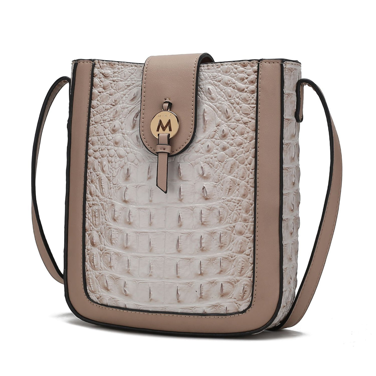 MKF Collection Molly Women's Crossbody Bag - Beige