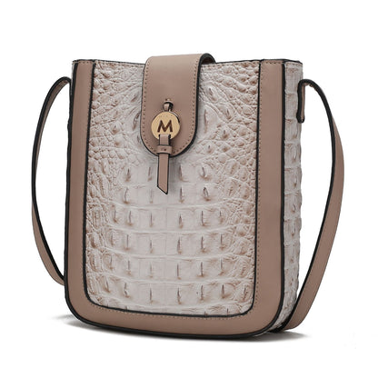 MKF Collection Molly Women's Crossbody Bag - Beige