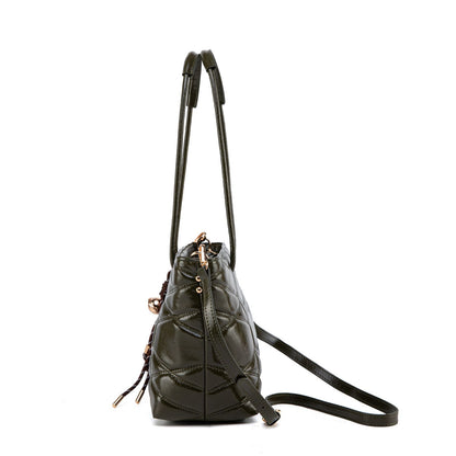 MKF Collection Karen faux leather Tote Bag - Olive