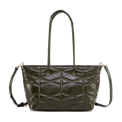 MKF Collection Karen faux leather Tote Bag - Olive